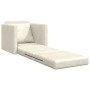 Sofá Cama 2 en 1 Crema 74x77x81 cm Terciopelo | Foro24.es | Tu tienda online para hogar, jardín y más Foro24.es