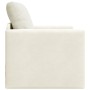 Sofá Cama 2 en 1 Crema 74x77x81 cm Terciopelo | Foro24.es | Tu tienda online para hogar, jardín y más Foro24.es