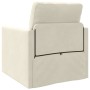 Sofá Cama 2 en 1 Crema 74x77x81 cm Terciopelo | Foro24.es | Tu tienda online para hogar, jardín y más Foro24.es