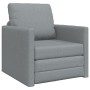 Sofá cama de suelo 2 en 1 Gris Claro 74x77x81 cm Tela | Foro24.es | Tu tienda online para hogar, jardín y más Foro24.es