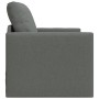 Sofá cama 2 en 1 gris oscuro 74x77x81 cm tela
