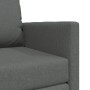 Sofá cama 2 en 1 gris oscuro 74x77x81 cm tela
