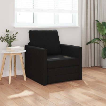 Sofá cama 2 en 1 Negro 74x77x81 cm Tela | Foro24.es | Tu tienda online para hogar, jardín y más Foro24.es