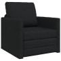 Sofá cama 2 en 1 Negro 74x77x81 cm Tela | Foro24.es | Tu tienda online para hogar, jardín y más Foro24.es