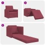 Sofá Cama 2 en 1 Color Borgoña 74x77x81 cm Tela | Foro24.es | Tu tienda online para hogar, jardín y más Foro24.es
