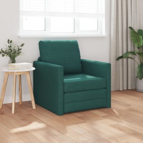 Sofá cama 2 en 1 Verde Oscuro 74x77x81 cm Tela by , Sofas - Ref: Foro24-4106625, Price: 139,76 €, Discount: %