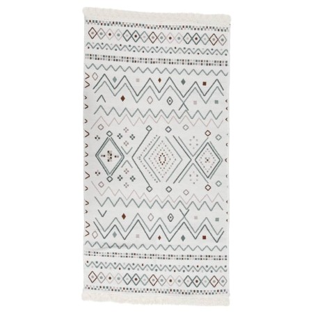 Beige and blue cotton rug 120x180 cm by vidaXL, Rugs - Ref: Foro24-340108, Price: 37,04 €, Discount: %