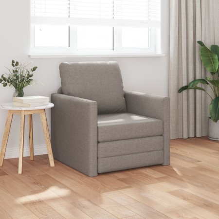 Sofá Cama 2-en-1 Taupe 74x77x81 cm Tela | Foro24.es | Tu tienda online para hogar, jardín y más Foro24.es