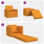 Sofá-Cama 2 en 1 Amarillo Oscuro 74x77x81 cm Tela