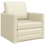 Sofá cama 2 en 1 crema 74x77x81 cm cuero sintético | Foro24.es | Tu tienda online para hogar, jardín y más Foro24.es