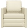 Sofá cama 2 en 1 crema 74x77x81 cm cuero sintético | Foro24.es | Tu tienda online para hogar, jardín y más Foro24.es