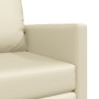 Sofá cama 2 en 1 crema 74x77x81 cm cuero sintético | Foro24.es | Tu tienda online para hogar, jardín y más Foro24.es