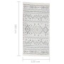 Beige and blue cotton rug 120x180 cm by vidaXL, Rugs - Ref: Foro24-340108, Price: 37,04 €, Discount: %