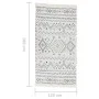 Beige und blauer Baumwollteppich 120x180 cm von vidaXL, Teppiche - Ref: Foro24-340108, Preis: 36,77 €, Rabatt: %