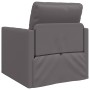 Sofá Cama 2 en 1 Gris 74x77x81 cm Cuero Sintético | Foro24.es | Tu tienda online para hogar, jardín y más Foro24.es