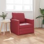 Sofá cama 2 en 1 Burdeos 74x77x81 cm Cuero sintético | Foro24.es | Tu tienda online para hogar, jardín y más Foro24.es