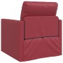 Sofá cama 2 en 1 Burdeos 74x77x81 cm Cuero sintético de , Sofás - Ref: Foro24-4106633, Precio: 125,28 €