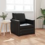 Sillón cama 2 en 1 Negro 74x77x81 cm Cuero Sintético | Foro24.es | Tu tienda online para hogar, jardín y más Foro24.es