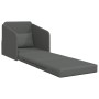 Sofá Cama de Piso 2-en-1 Gris Oscuro 65x80x83 cm Tela | Foro24.es | Tu tienda online para hogar, jardín y más Foro24.es
