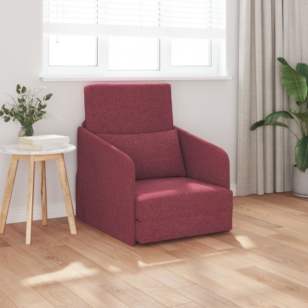 Sofá cama de suelo 2 en 1 Rojo Vino 65x80x83 cm Tela | Foro24.es | Tu tienda online para hogar, jardín y más Foro24.es