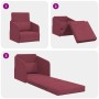 Sofá cama de suelo 2 en 1 Rojo Vino 65x80x83 cm Tela | Foro24.es | Tu tienda online para hogar, jardín y más Foro24.es