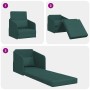 Sofá Cama de Suelo 2-en-1 Verde Oscuro 65x80x83 cm Tela | Foro24.es | Tu tienda online para hogar, jardín y más Foro24.es