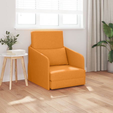 Sofá cama de suelo 2 en 1 Amarillo Oscuro 65x80x83 cm Tela | Foro24.es | Tu tienda online para hogar, jardín y más Foro24.es