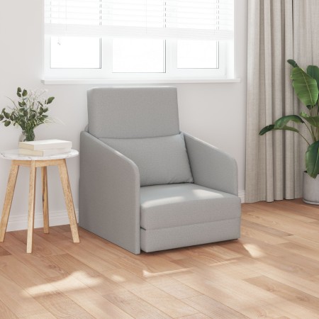Sofá Cama de Piso 2 en 1 Gris Claro 65x80x83 cm Tela | Foro24.es | Tu tienda online para hogar, jardín y más Foro24.es