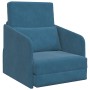 Sofá Cama de Piso 2-en-1 Azul 65x80x83 cm Terciopelo | Foro24.es | Tu tienda online para hogar, jardín y más Foro24.es