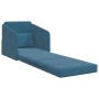 Sofá Cama de Piso 2-en-1 Azul 65x80x83 cm Terciopelo | Foro24.es | Tu tienda online para hogar, jardín y más Foro24.es