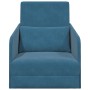 Sofá Cama de Piso 2-en-1 Azul 65x80x83 cm Terciopelo | Foro24.es | Tu tienda online para hogar, jardín y más Foro24.es