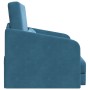 Sofá Cama de Piso 2-en-1 Azul 65x80x83 cm Terciopelo | Foro24.es | Tu tienda online para hogar, jardín y más Foro24.es
