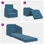 Sofá Cama de Piso 2-en-1 Azul 65x80x83 cm Terciopelo | Foro24.es | Tu tienda online para hogar, jardín y más Foro24.es