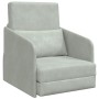 Sofá Cama de Piso 2 en 1 Gris Claro 65x80x83 cm Terciopelo | Foro24.es | Tu tienda online para hogar, jardín y más Foro24.es