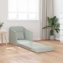 Sofá Cama de Piso 2 en 1 Gris Claro 65x80x83 cm Terciopelo | Foro24.es | Tu tienda online para hogar, jardín y más Foro24.es