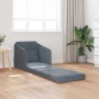 Sofá Cama 2-en-1 Gris Oscuro 65x80x83 cm Terciopelo | Foro24.es | Tu tienda online para hogar, jardín y más Foro24.es