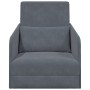Sofá Cama 2-en-1 Gris Oscuro 65x80x83 cm Terciopelo | Foro24.es | Tu tienda online para hogar, jardín y más Foro24.es