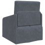Sofá Cama 2-en-1 Gris Oscuro 65x80x83 cm Terciopelo | Foro24.es | Tu tienda online para hogar, jardín y más Foro24.es