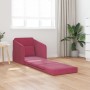 Sofá Cama de Piso 2-en-1 Burdeos 65x80x83 cm de Terciopelo | Foro24.es | Tu tienda online para hogar, jardín y más Foro24.es