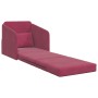 Sofá Cama de Piso 2-en-1 Burdeos 65x80x83 cm de Terciopelo | Foro24.es | Tu tienda online para hogar, jardín y más Foro24.es