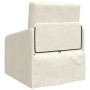 Sofá Cama de Piso 2 en 1 Crema 65x80x83 cm Terciopelo | Foro24.es | Tu tienda online para hogar, jardín y más Foro24.es