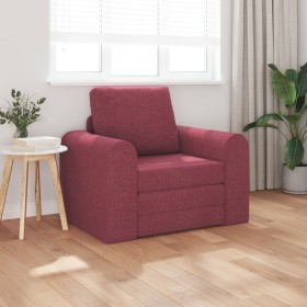 Sofá Cama 2 en 1 Borgoña 98x71x83 cm Tela