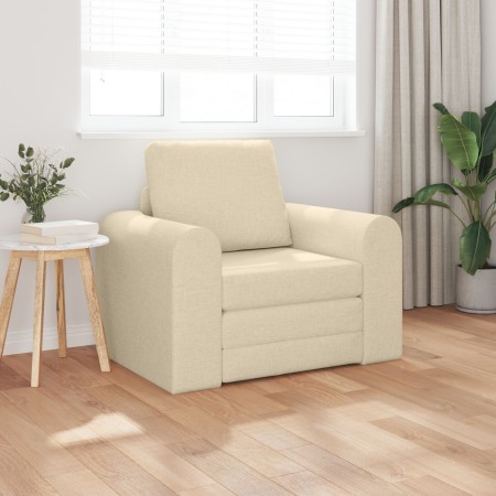 Sofá Cama de Suelo 2 en 1 Crema 98x71x83 cm Tela | Foro24.es | Tu tienda online para hogar, jardín y más Foro24.es