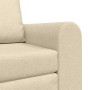 Sofá Cama de Suelo 2 en 1 Crema 98x71x83 cm Tela