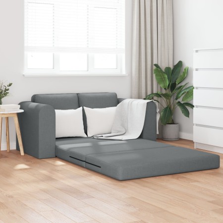 Sofá cama de suelo 2 en 1 Gris oscuro 148x71x83 cm Tela by , Sofas - Ref: Foro24-4106674, Price: 209,17 €, Discount: %