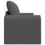 Sofá cama de suelo 2 en 1 Gris oscuro 148x71x83 cm Tela