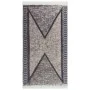 Alfombra de algodón negra y gris 120x180 cm de vidaXL, Alfombras - Ref: Foro24-340090, Precio: 36,64 €, Descuento: %