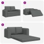 Sofá cama de suelo 2 en 1 Gris oscuro 148x71x83 cm Tela by , Sofas - Ref: Foro24-4106674, Price: 209,17 €, Discount: %