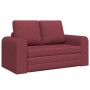 Sofá cama de suelo 2-en-1 rojo vino 148x71x83 cm tejido de , Sofás - Ref: Foro24-4106676, Precio: 209,08 €