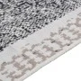 Alfombra de algodón negra y gris 120x180 cm de vidaXL, Alfombras - Ref: Foro24-340090, Precio: 36,64 €, Descuento: %